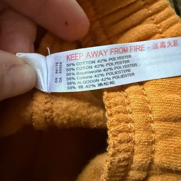 Urban Outfitters Sweatpants Out From Under Sonoma Slouchy Small Brown Orange - Picture 6 of 7